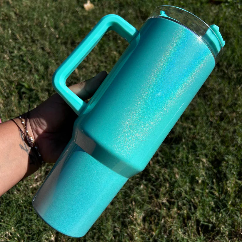 40 Ounce Shimmer Tumblers with Handle