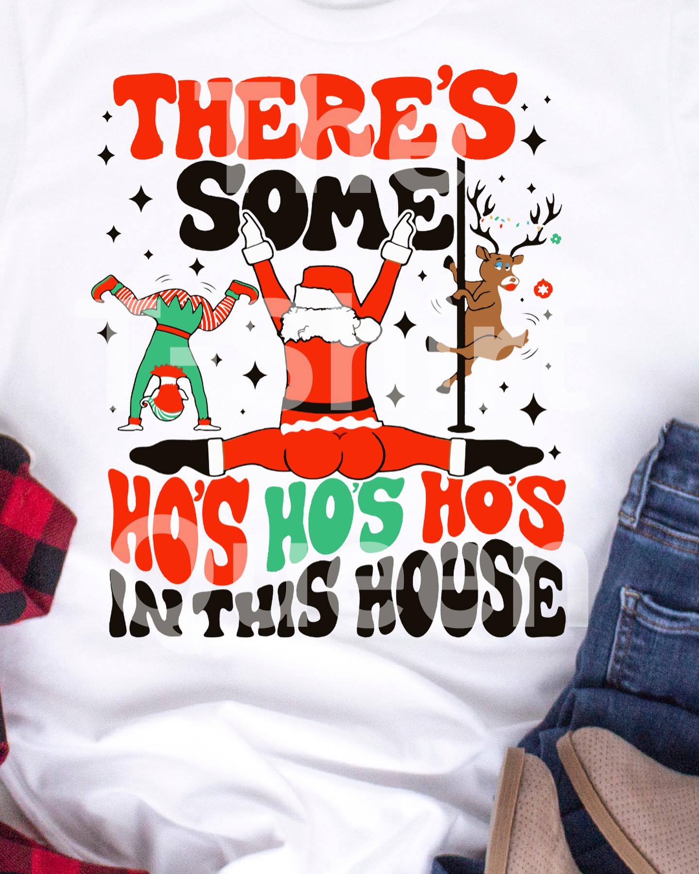 There's Some Ho, Ho, Ho's In this House - Unisex T-Shirt