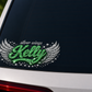SW - Window Decal - Wings / Personalized