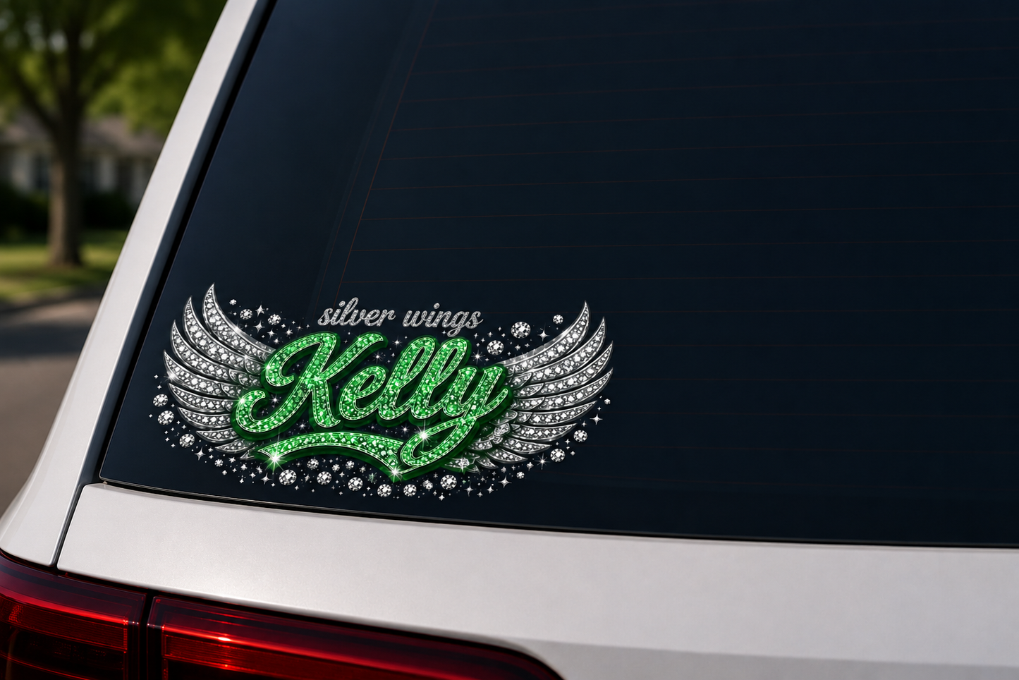 SW - Window Decal - Wings / Personalized