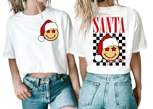 Santa Baby - Back and Pocket - Unisex T-Shirt