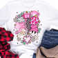 Pink Christmas Collage - Unisex T-Shirt