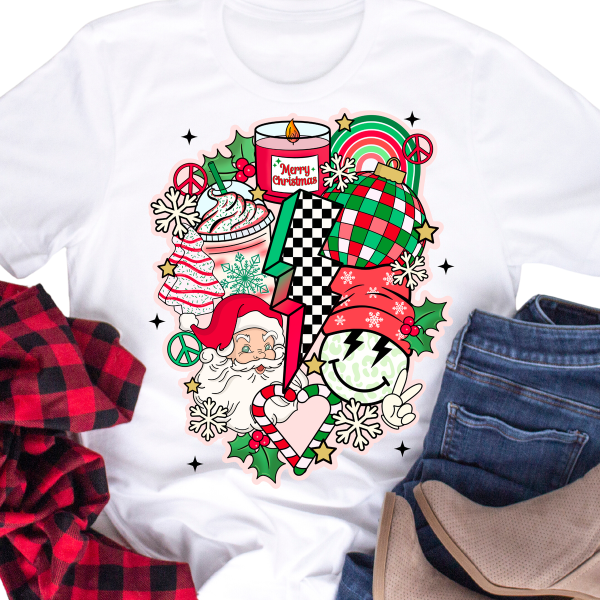 Christmas Collage - Unisex T-Shirt