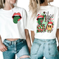 Christmas Rock Collage - Back and Pocket - Unisex T-Shirt