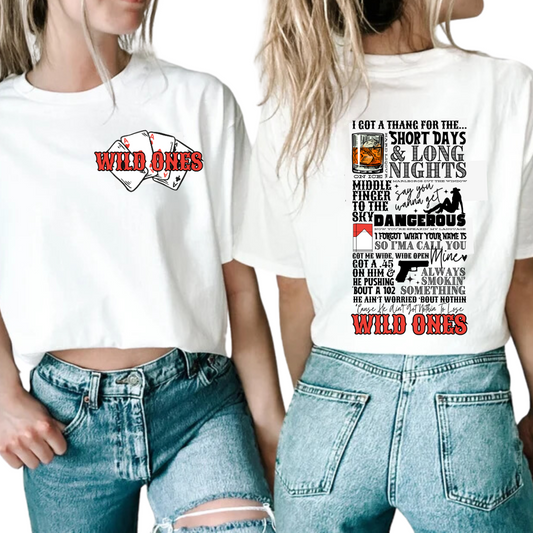 Wild Ones - Back and Pocket - Unisex T-Shirt