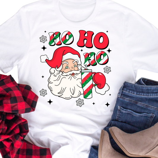 Ho, Ho, Ho with Fanley Cup - Unisex T-Shirt