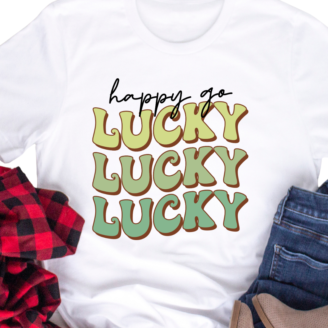 Happy Go Lucky, Lucky, Lucky - Unisex T-Shirt