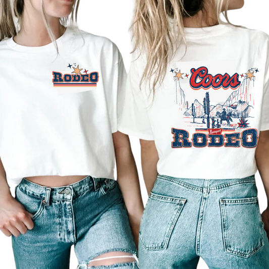 American Rodeo - Back and Pocket - Unisex T-Shirt