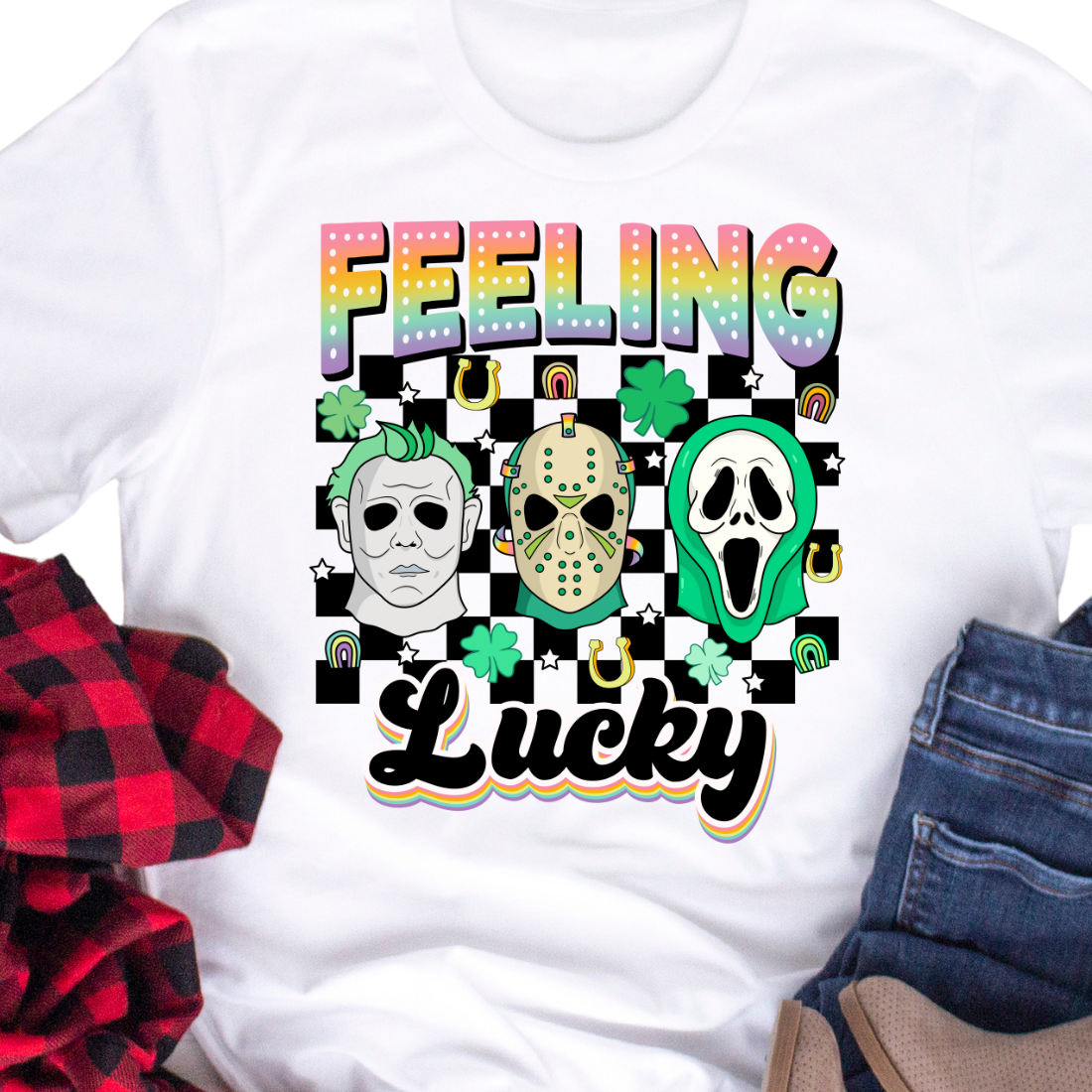 Feeling Lucky / Horror - Unisex T-Shirt