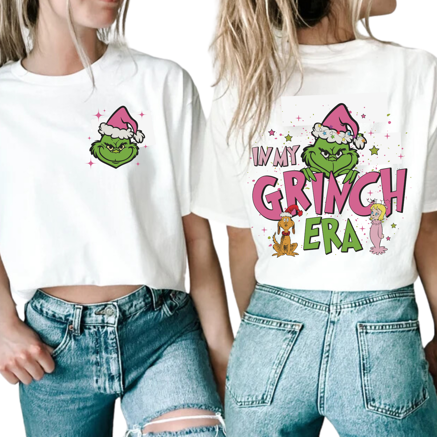 In My Grinch Era - Back and Pocket - Unisex T-Shirt