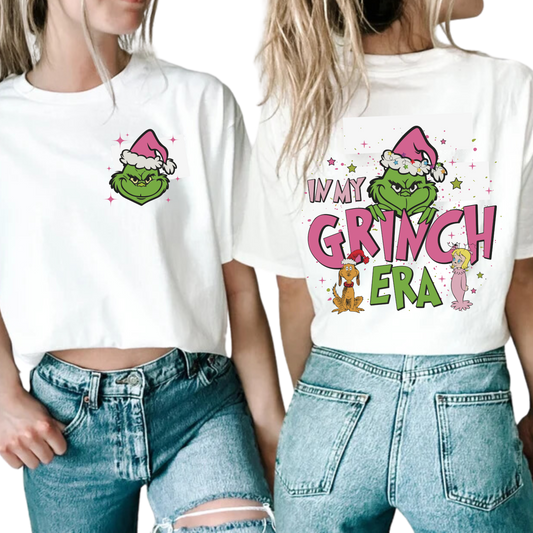 In My Grinch Era - Back and Pocket - Unisex T-Shirt