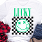 Lucky / Checkered Smiley - DTF Transfer