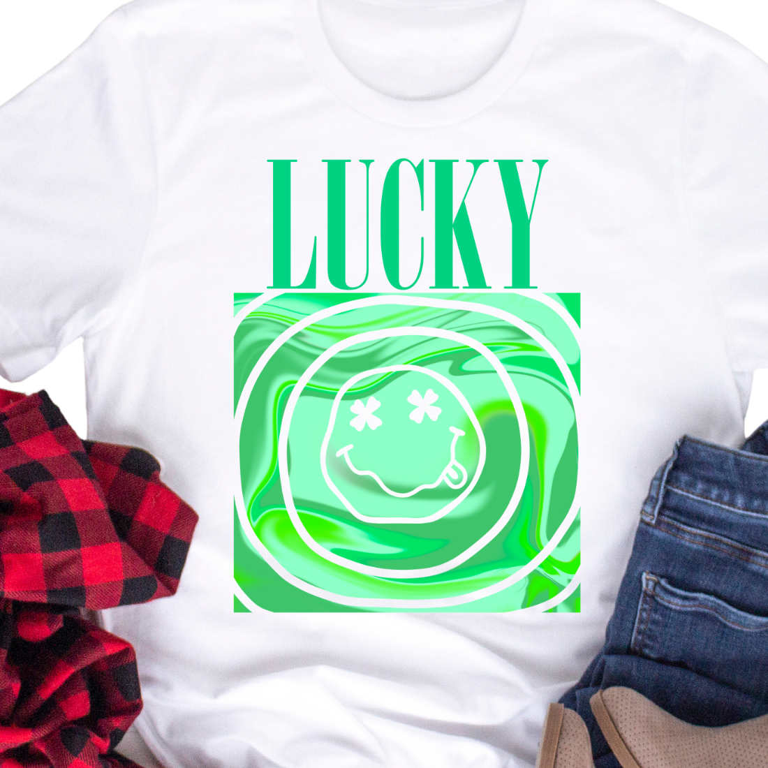 DIzzy Lucky Face - Unisex T-Shirt