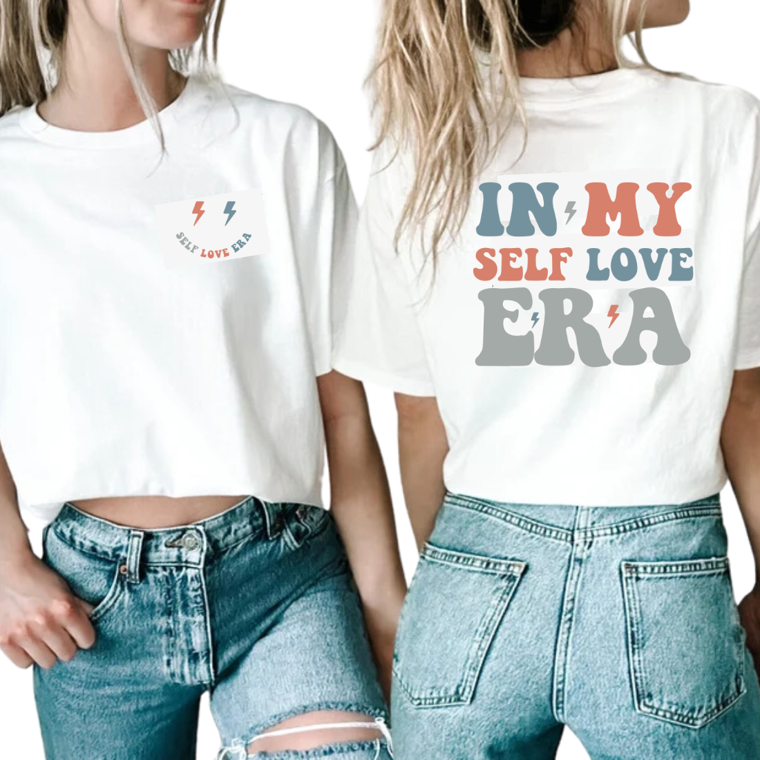 In My Self Love Era - Back and Pocket - Unisex T-Shirt