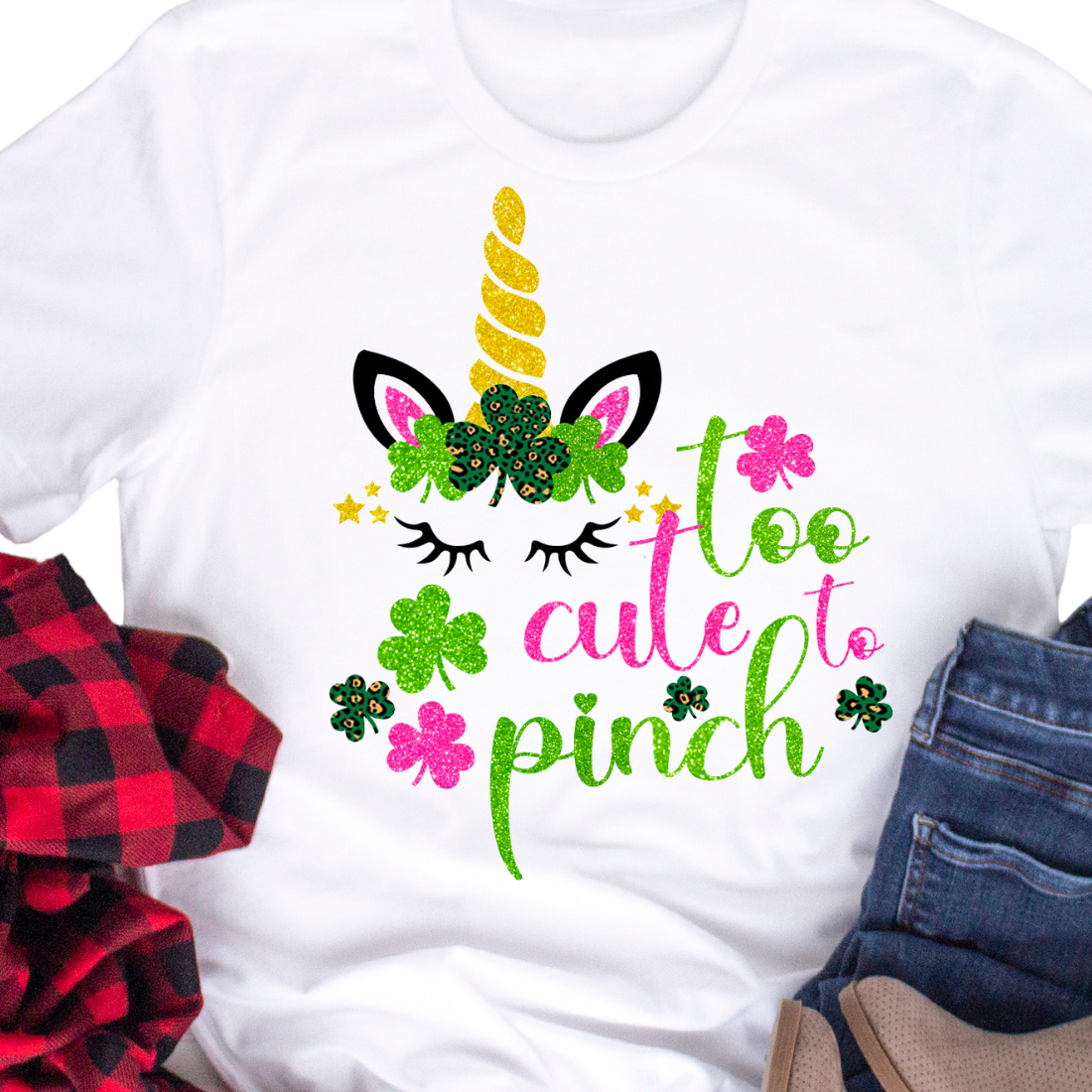 Unicorn Too Cute To Pinch - Unisex T-Shirt