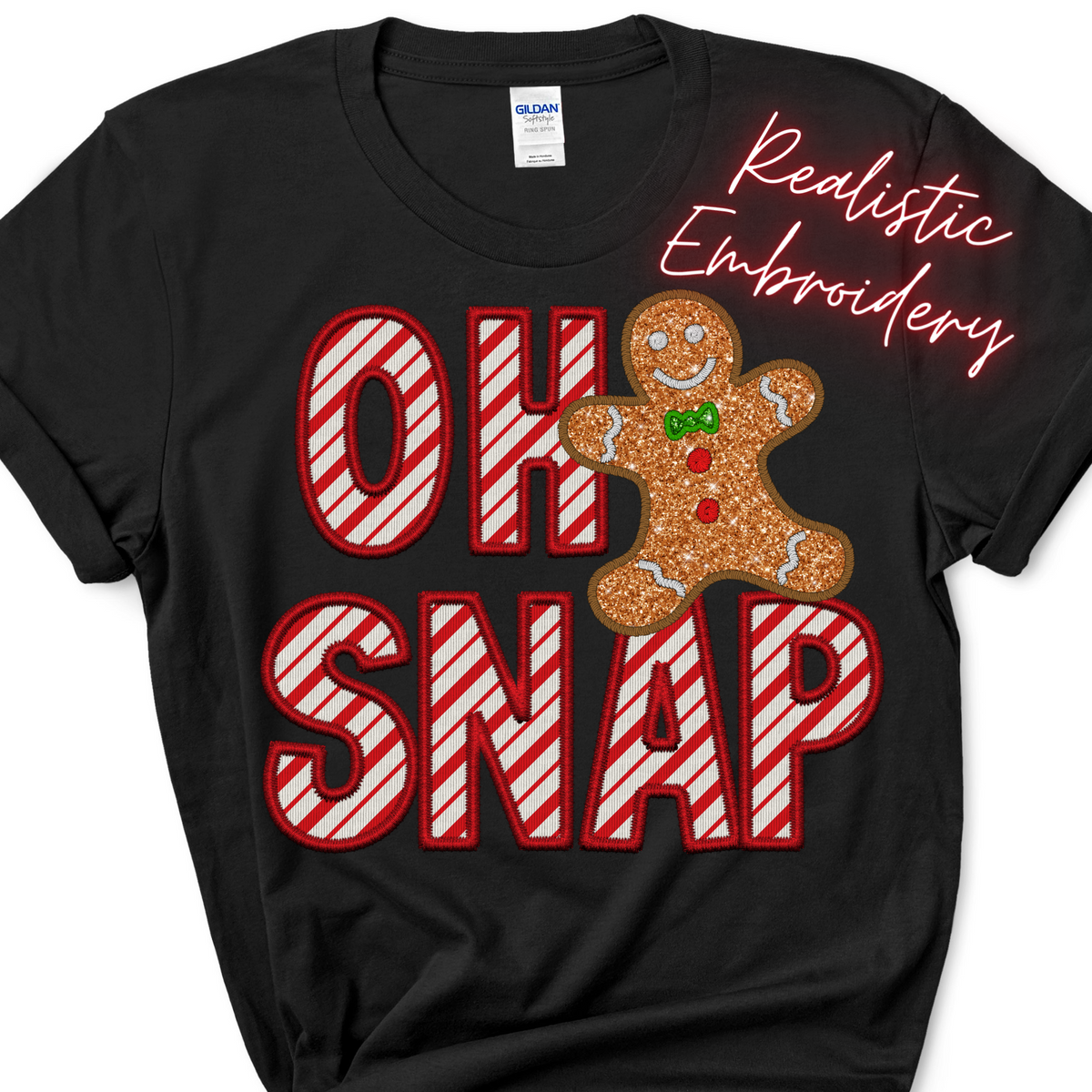 Oh, Snap / Faux Embroidery - Unisex T-Shirt