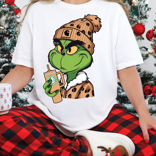 Mean Green Guy, Bougie Coffee - Unisex T-Shirt