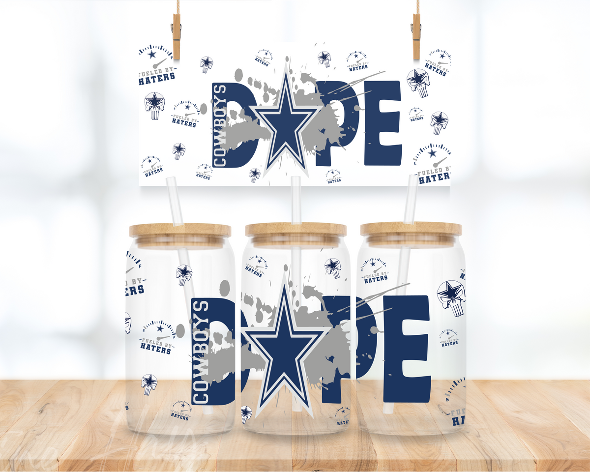 Texas Football Dope - 16 oz. UV DTF Cup Wrap