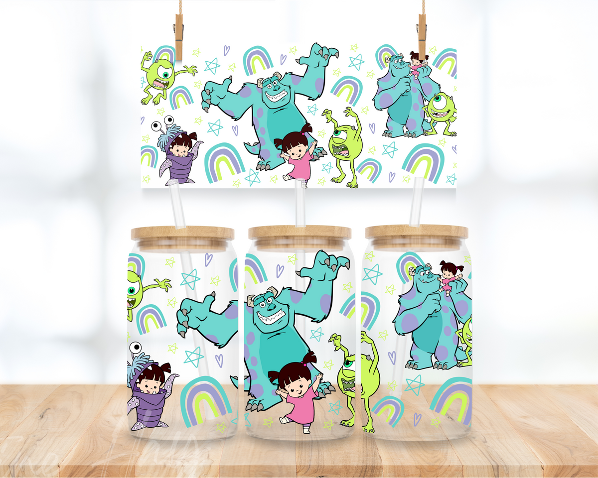 Monsters - 16 oz. UV DTF Cup Wrap