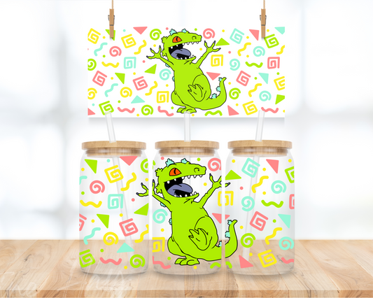 Dino Rugrats - 16 oz. UV DTF Cup Wrap