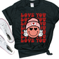 Love You Peace Smiley - Unisex T-Shirt