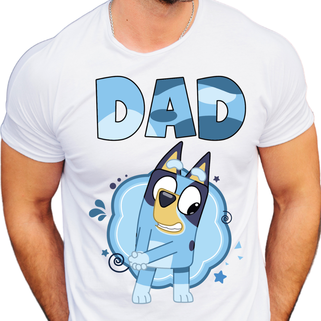 Dad / Blue Dog - DTF Transfer