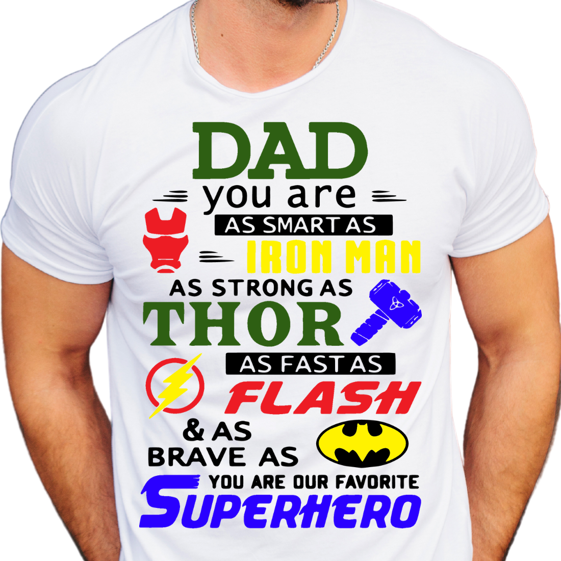 Dad, You are My Superhero - DTF Transfer