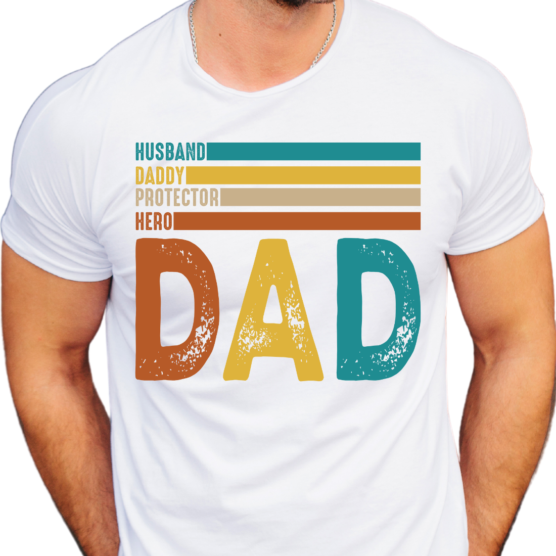 Dad / Husband, Protector, Hero - Unisex T-Shirt