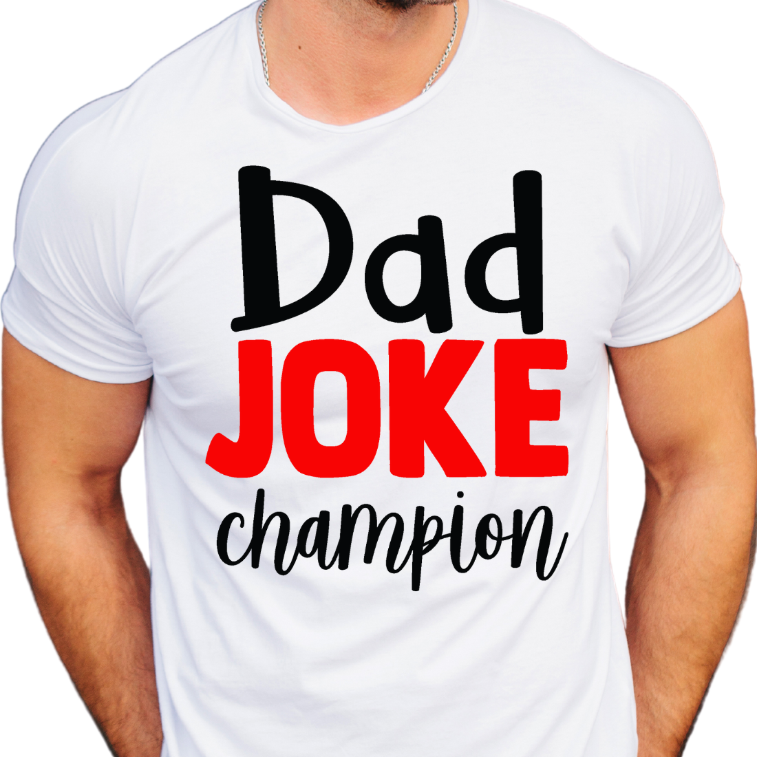 Dad Joke Champion / Custom Colors - DTF Transfer