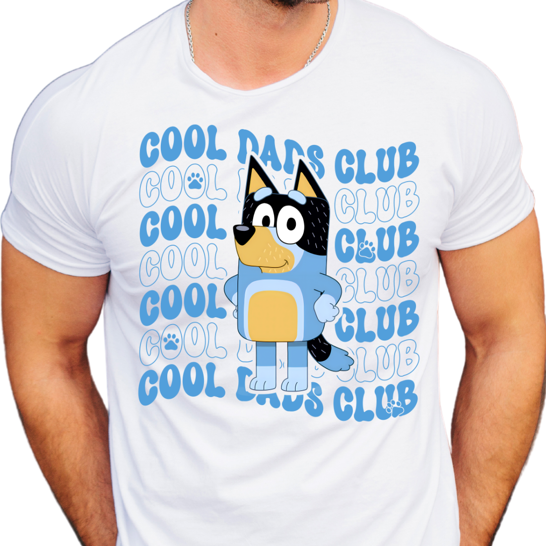 Cool Dads Club / Blue Dog - Unisex T-Shirt