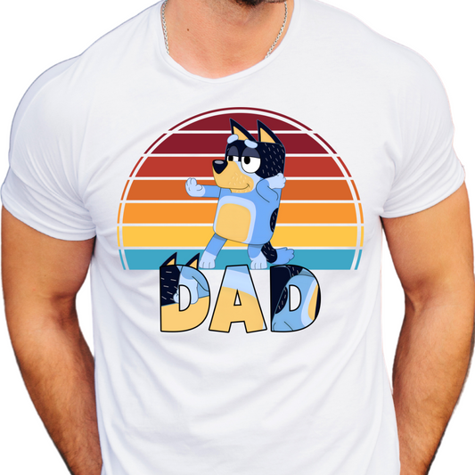 Dad / Blue Dog Sunshine - DTF Transfer