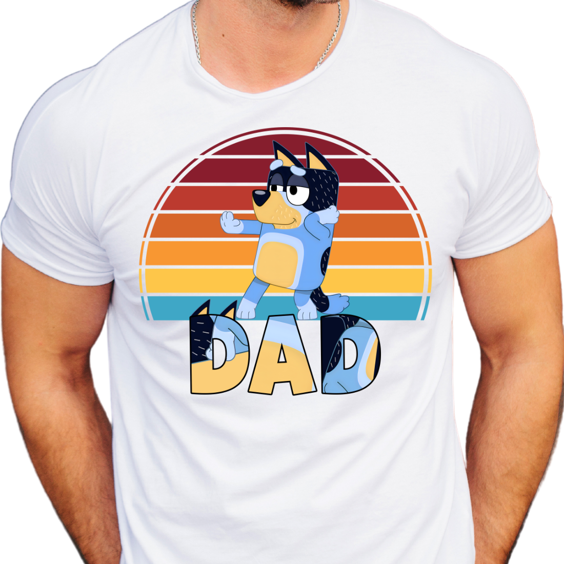 Dad / Blue Dog Sunshine - Unisex T-Shirt