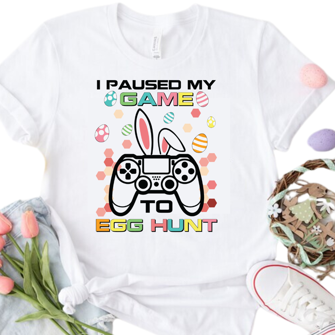 I Paused My Game To Egg Hunt - Unisex T-Shirt