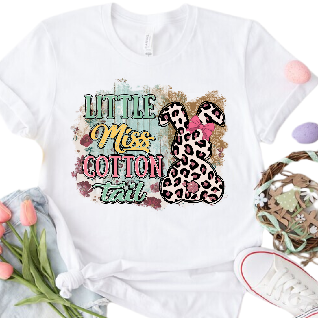 Little Miss Cotton Tail - DTF Transfer