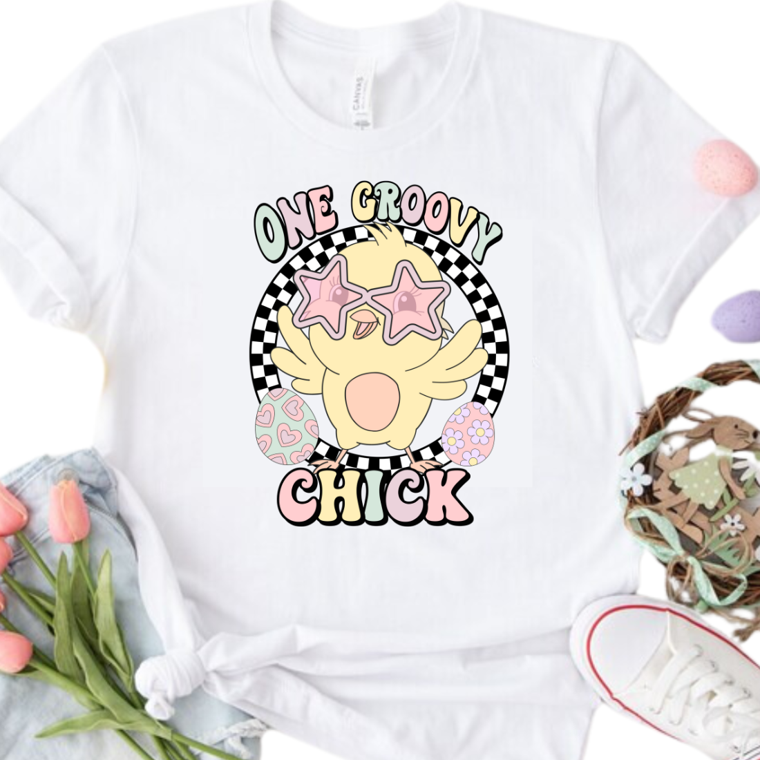 One Groovy Chick - Unisex T-Shirt