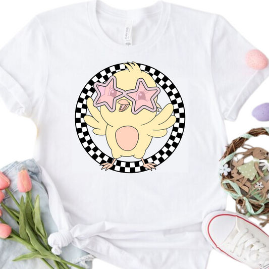 Pastel Chick with Sunglasses - Unisex T-Shirt