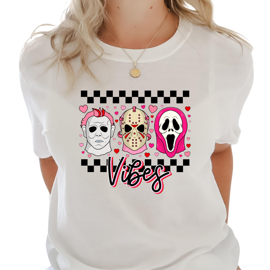 Valentine Vibes / Horror - Unisex T-Shirt