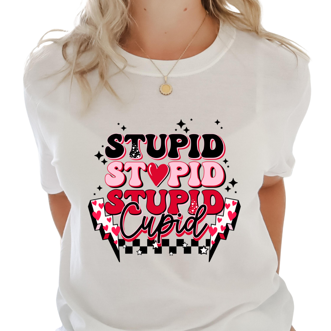 Stupid, Stupid, Stupid Cupid - Unisex T-Shirt