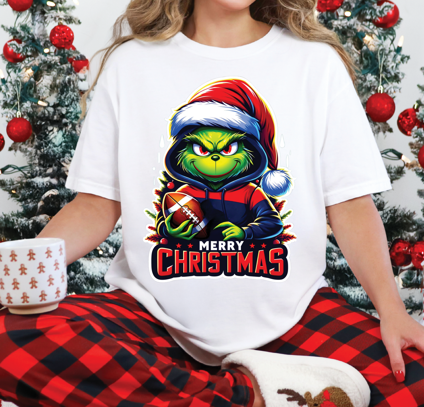 Merry Christmas / Texas Football / Mean Green Guy - Unisex T-Shirt