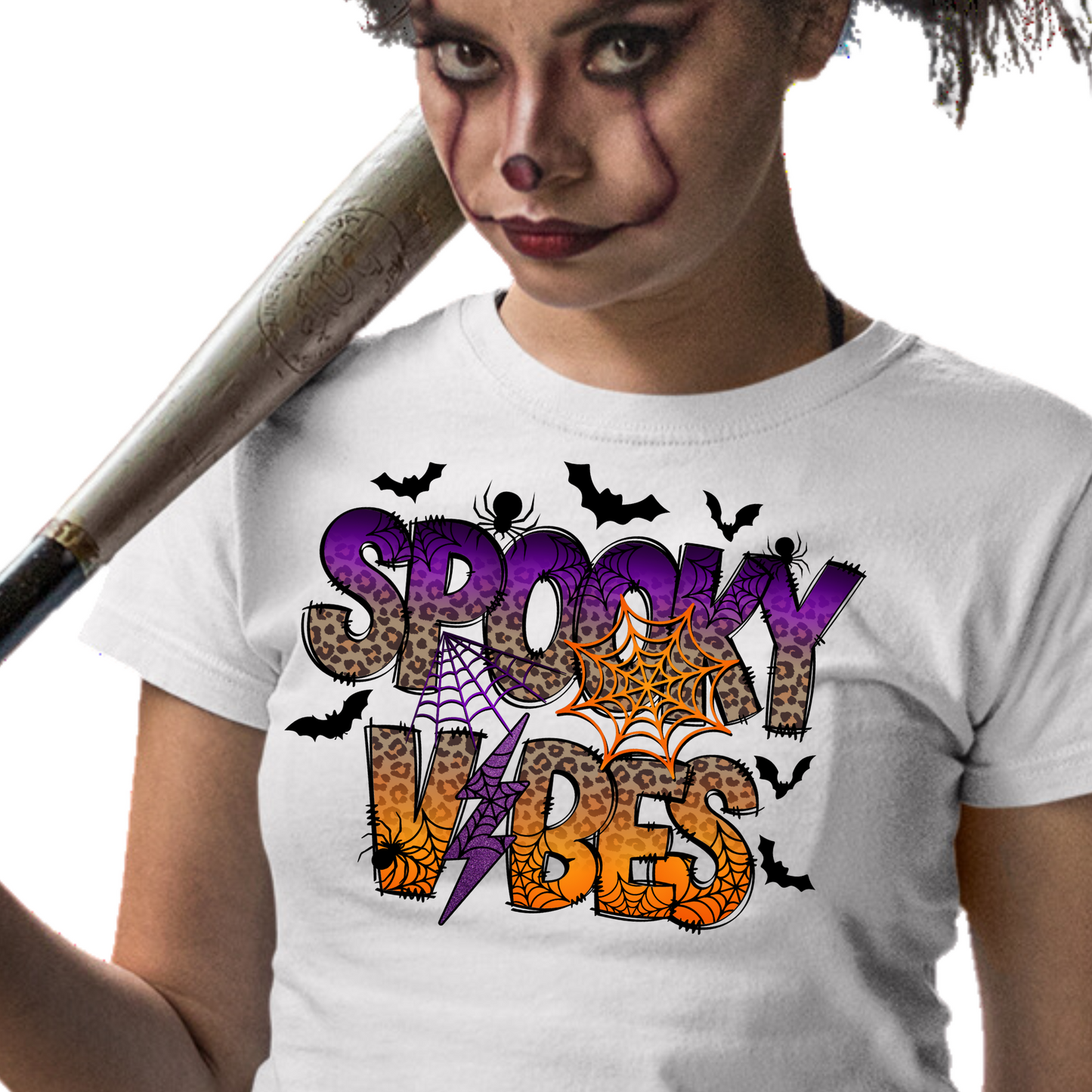 Spooky Vibes / Leopard Ombre - Unisex T-Shirt