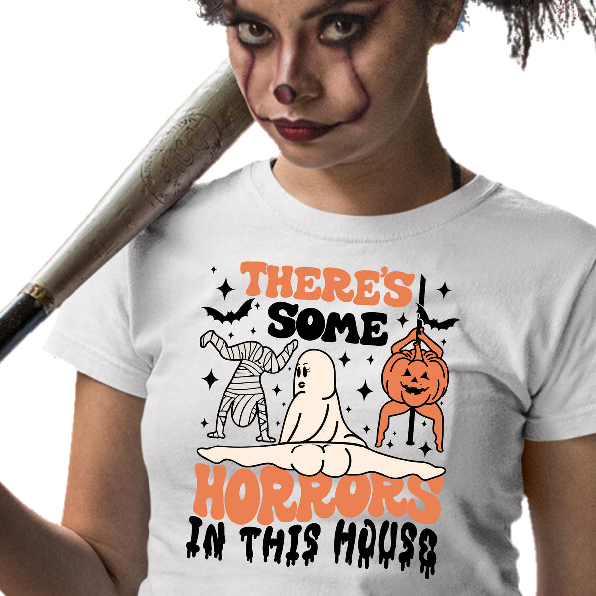 There's Some Horrors In This House / Ghost Twerking - Unisex T-Shirt