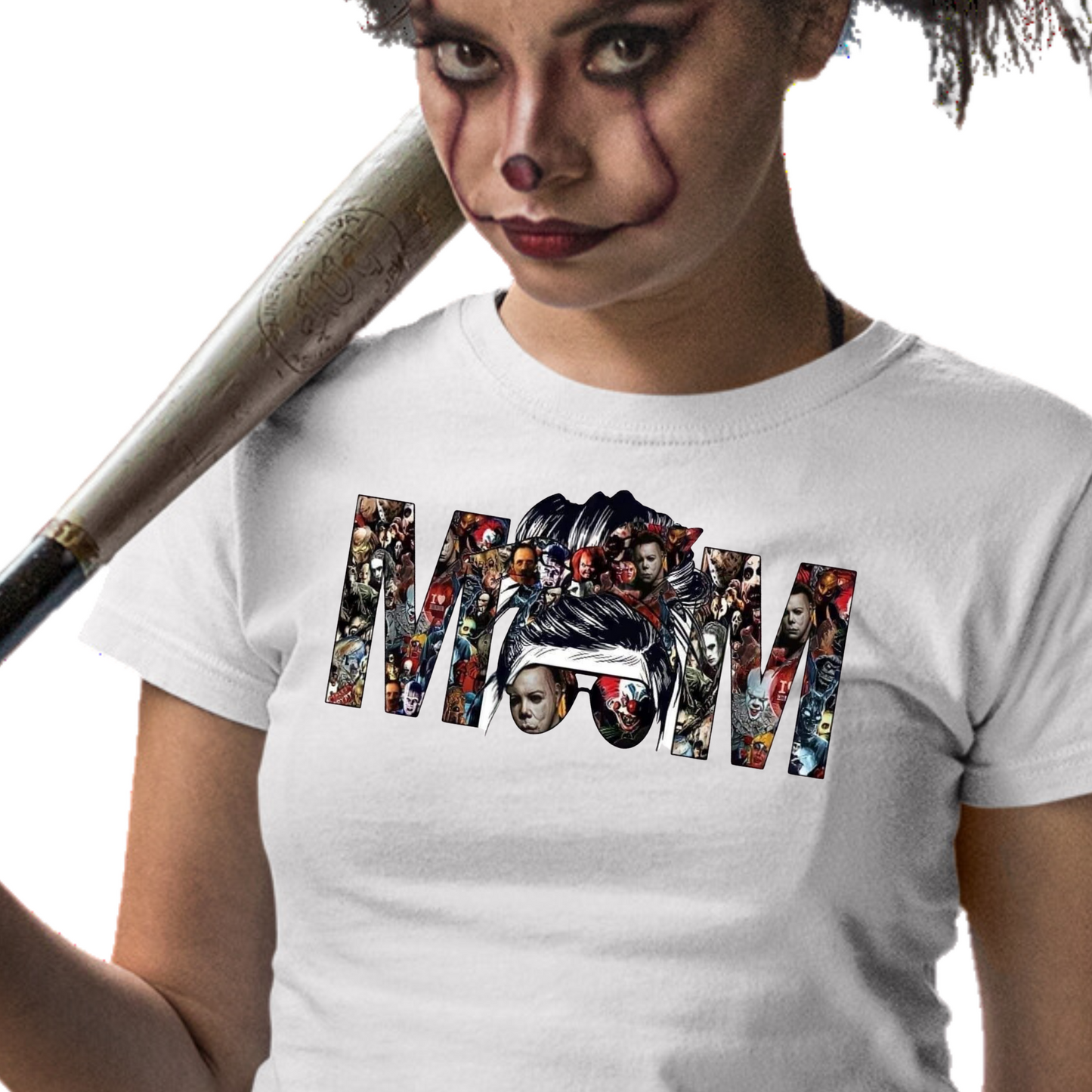 Mom Horror Collage - Unisex T-Shirt