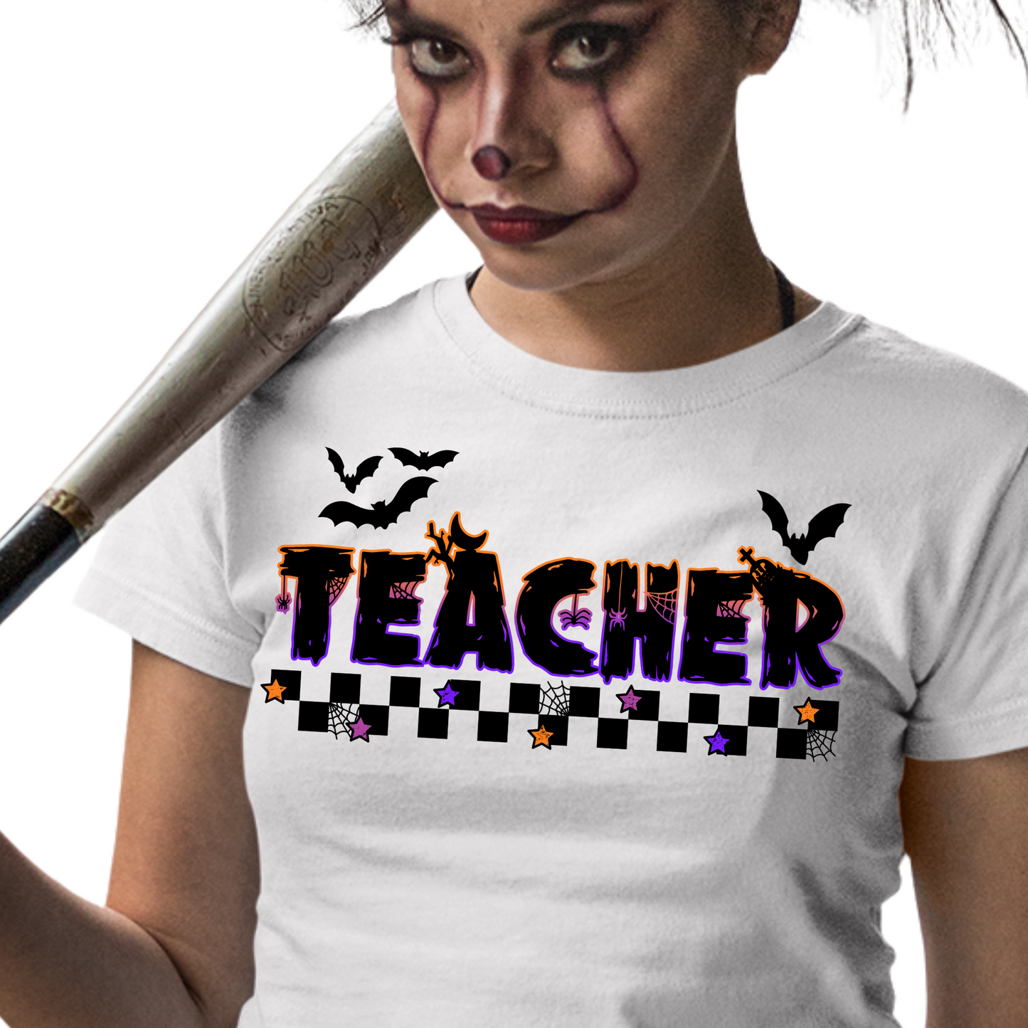 Teacher / Bats & Spooky - DTF Transfer