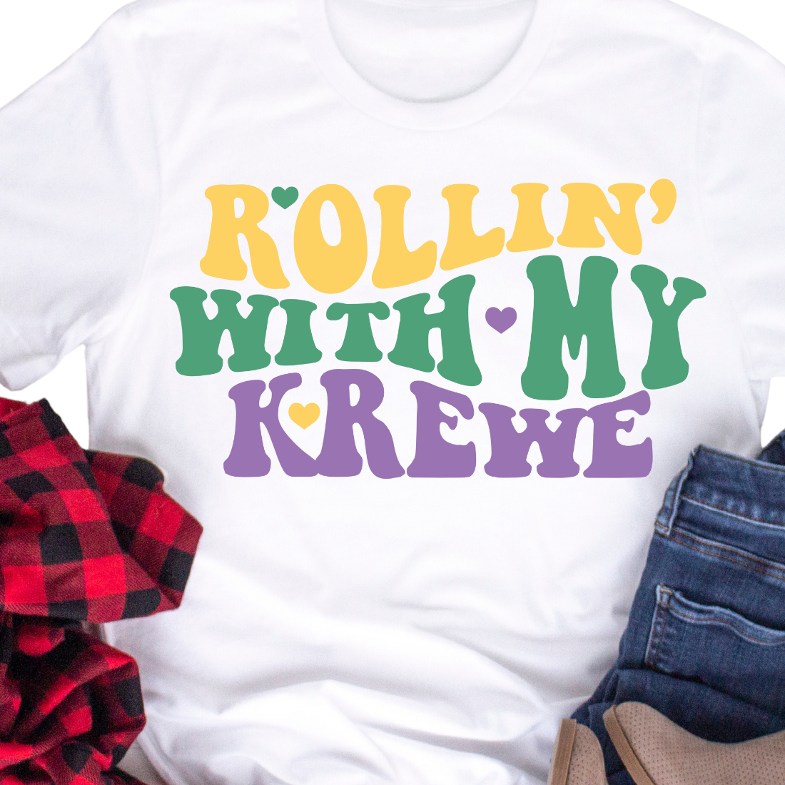 Rollin' With My Krewe - Unisex T-Shirt