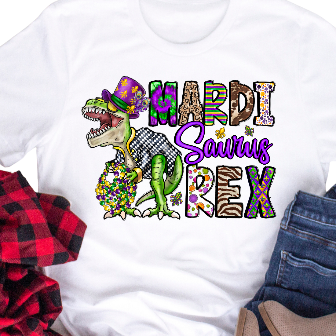 Mardi Saurus Rex - Unisex T-Shirt