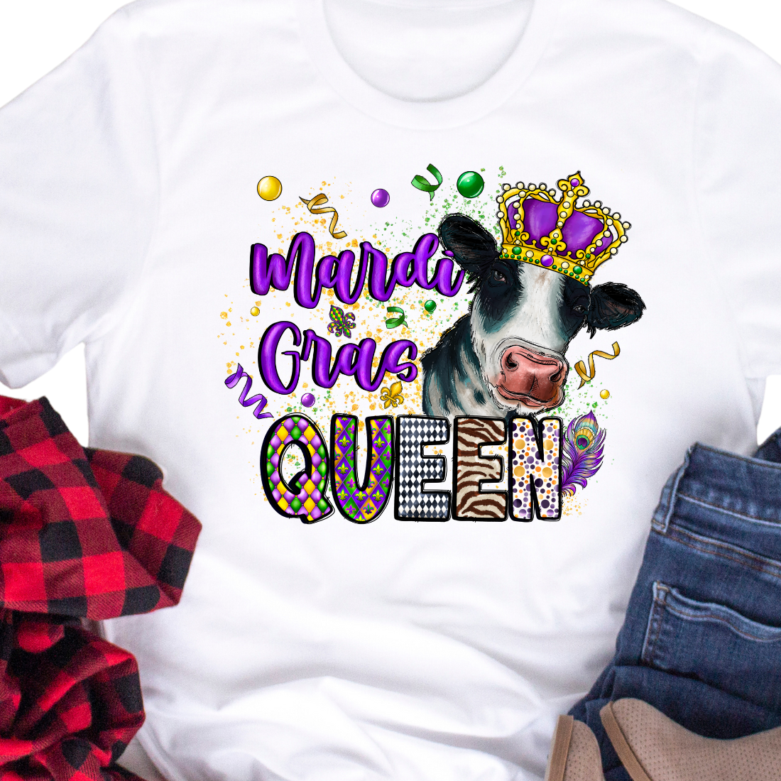 Mardi Gras Queen - Unisex T-Shirt