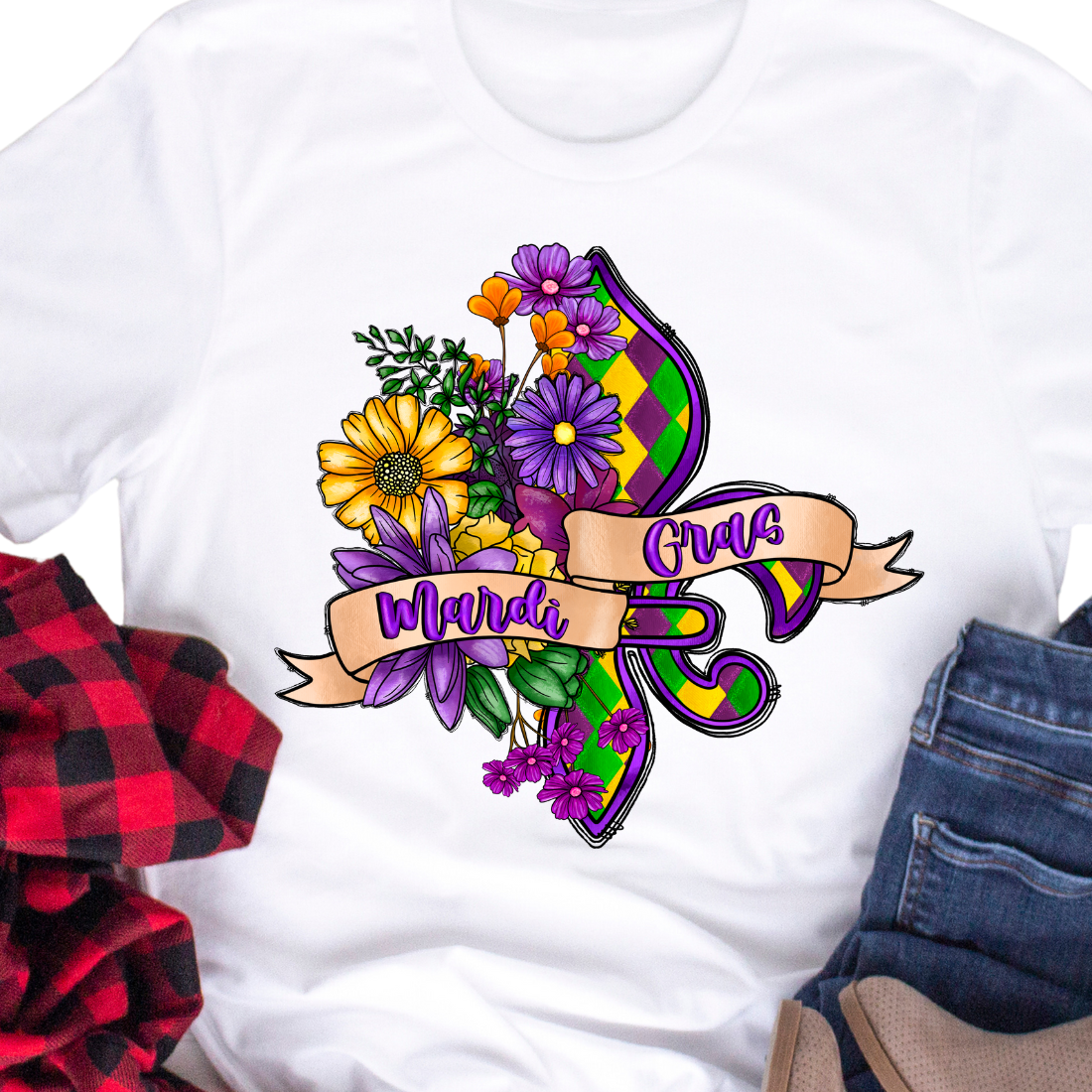 Mardi Gras Fleur-De-Lis - Unisex T-Shirt