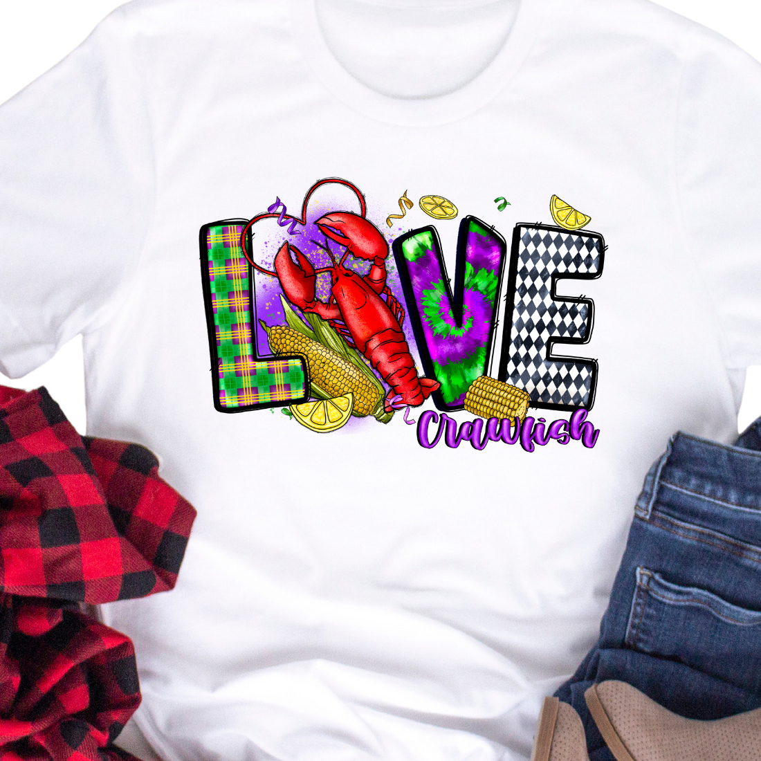 Love Crawfish - Unisex T-Shirt