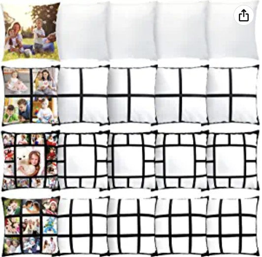 Sublimation Throw Pillow Cases