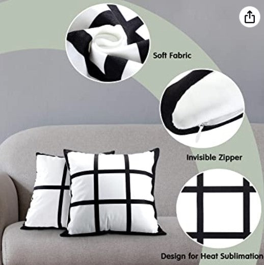 Sublimation Throw Pillow Cases